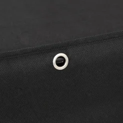 vidaXL Zapatero de tela 60x28x90 cm Negro New