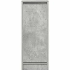vidaXL Productos Del Hogar-Zapatero gris hormigón 29,5x34x76 cm madera de ingeniería