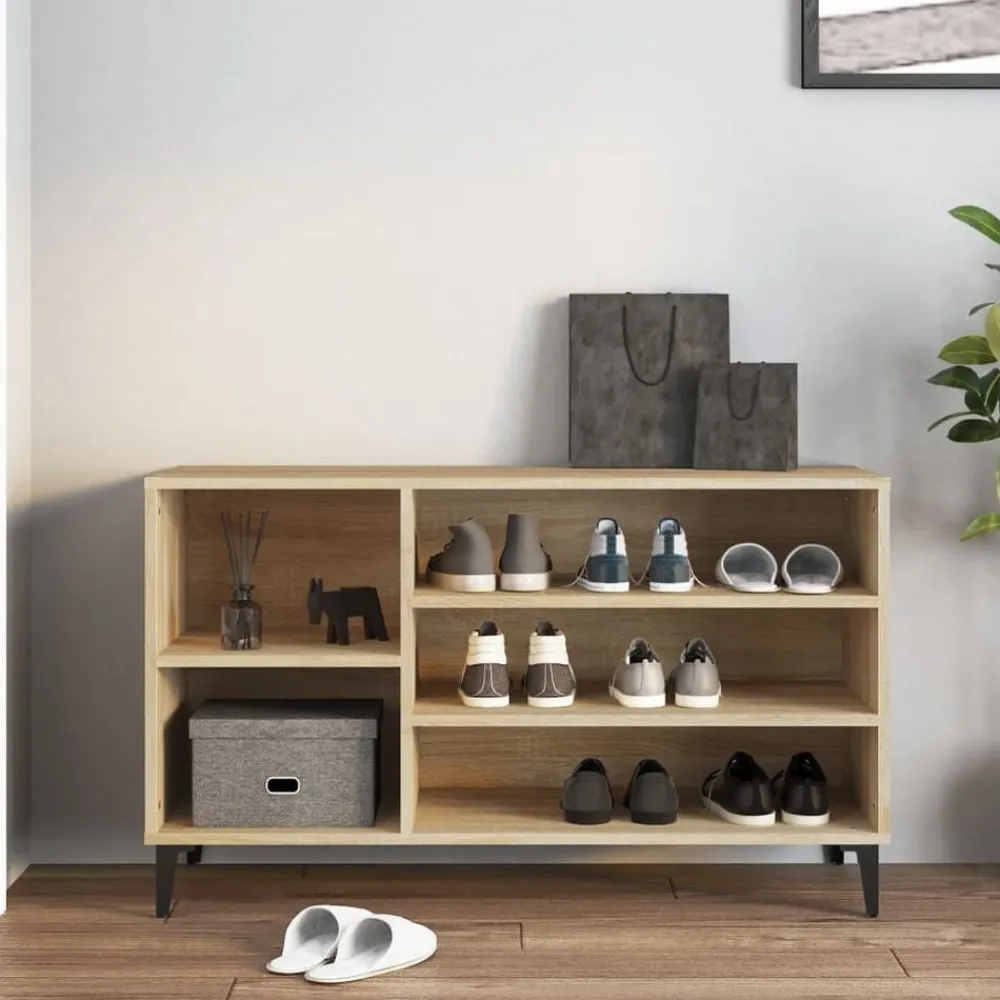 vidaXL Productos Del Hogar-Zapatero madera contrachapada 102x36x60 cm