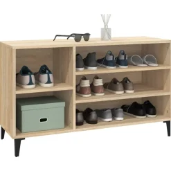 vidaXL Productos Del Hogar-Zapatero madera contrachapada 102x36x60 cm