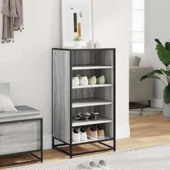 vidaXL Productos Del Hogar-Zapatero madera contrachapada 48x38x97,5 cm