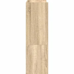 vidaXL Zapatero madera contrachapada 60x25x81 cm Roble Sonoma Clearance