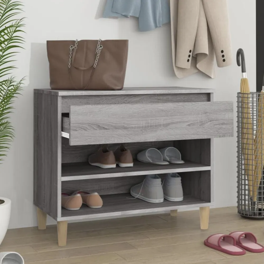 vidaXL Productos Del Hogar-Zapatero madera contrachapada 70x36x60 cm