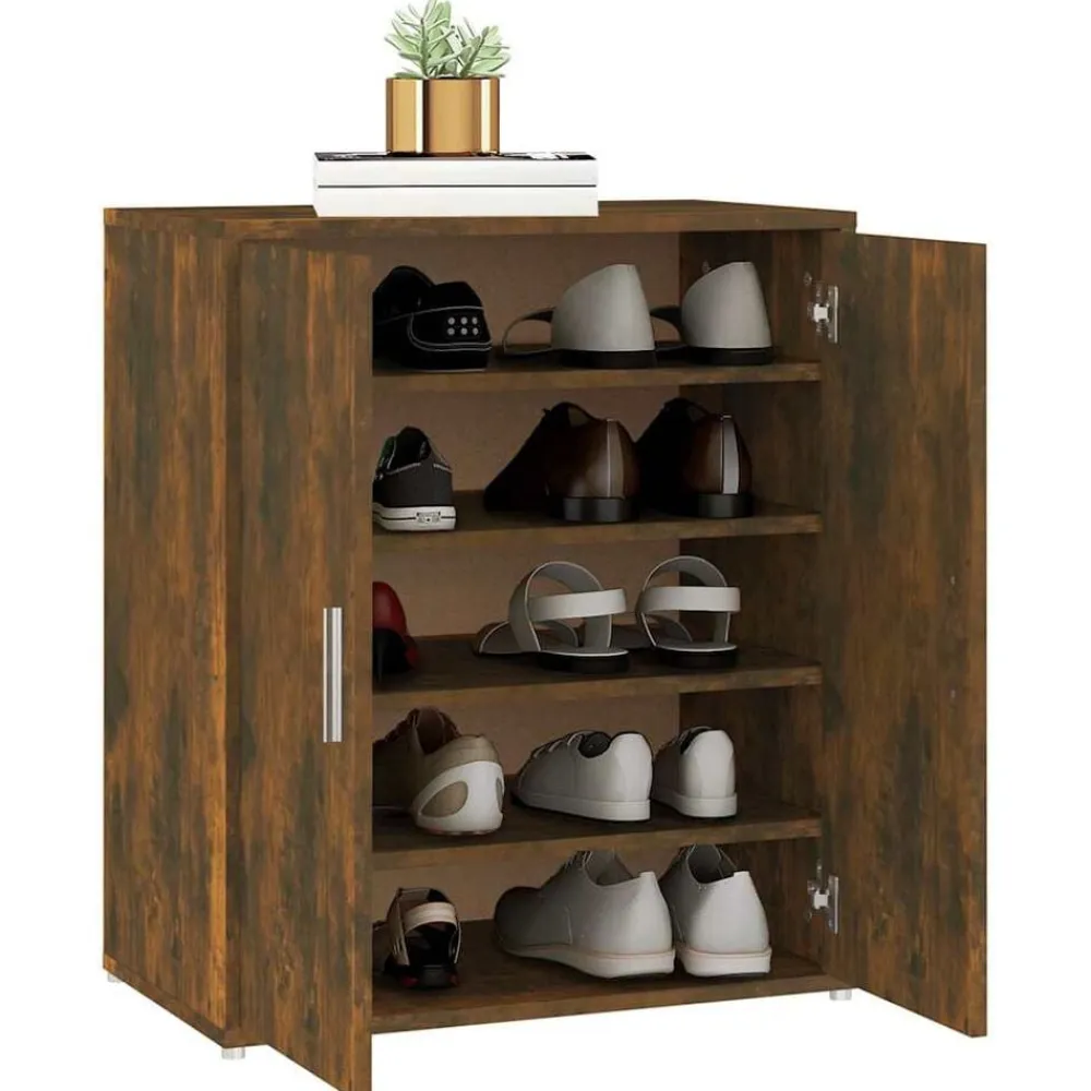 vidaXL Productos Del Hogar-Zapatero madera contrachapada 60x35x70 cm