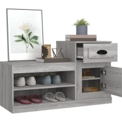vidaXL Productos Del Hogar-Zapatero madera contrachapada 100x42x60 cm