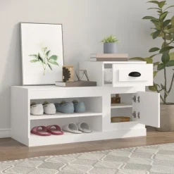 vidaXL Productos Del Hogar-Zapatero madera contrachapada 100x42x60 cm