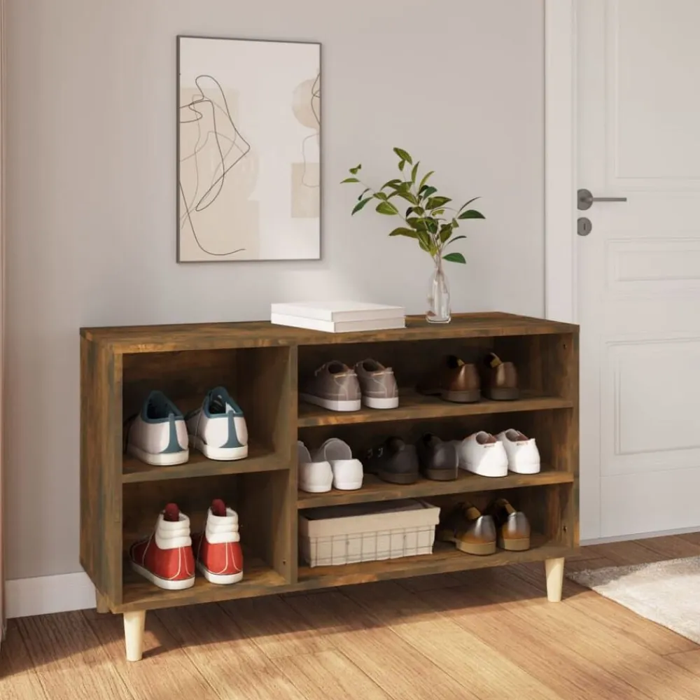 vidaXL Productos Del Hogar-Zapatero madera contrachapada 102x36x60 cm