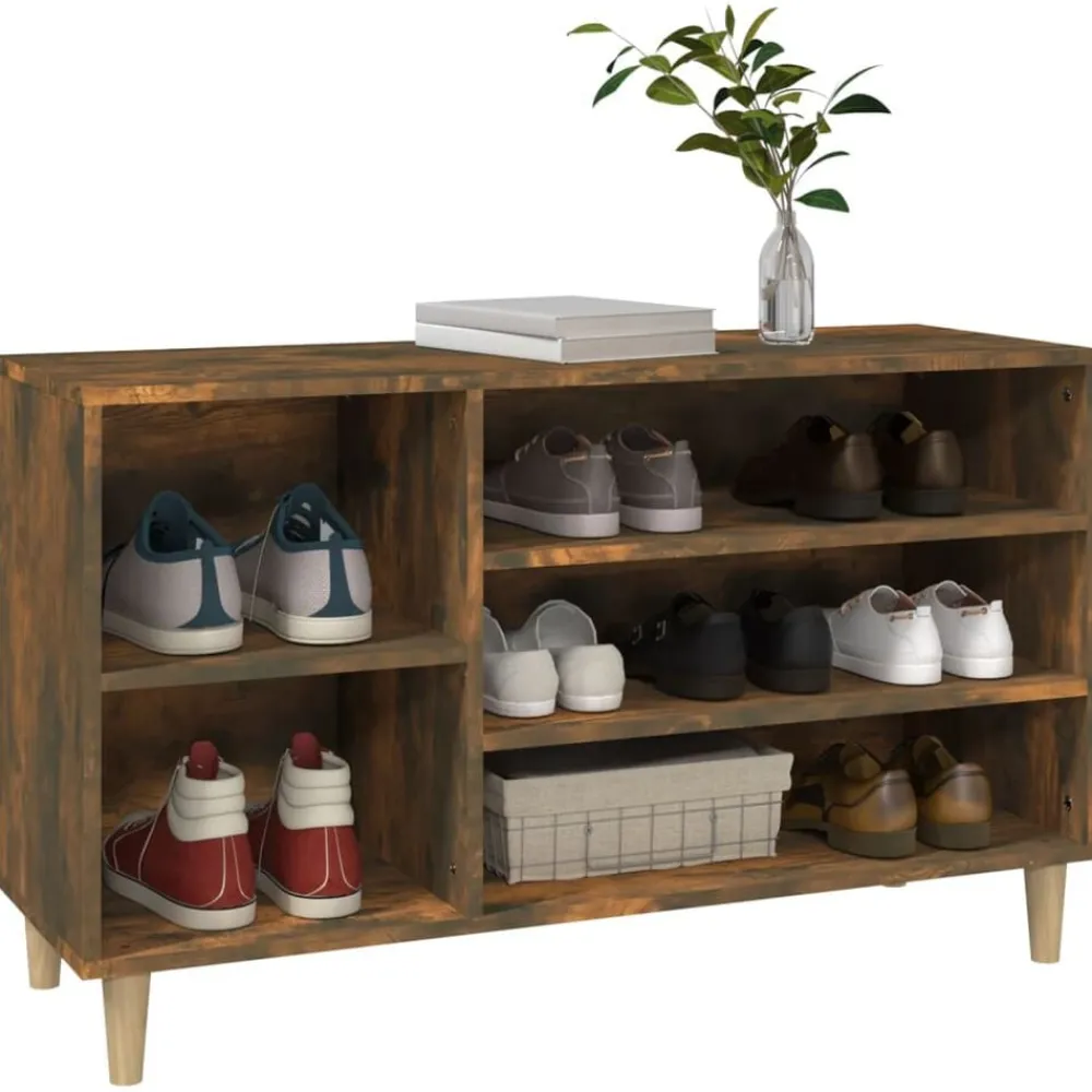 vidaXL Productos Del Hogar-Zapatero madera contrachapada 102x36x60 cm