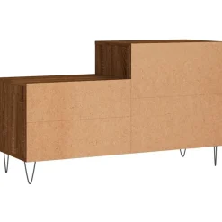 vidaXL Zapatero madera contrachapada roble marrón 102x36x60 cm Marr&oacute;n roble Discount