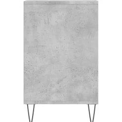 vidaXL Zapatero madera contrachapada gris hormigón 102x36x60 cm Gris hormig&oacute;n Clearance