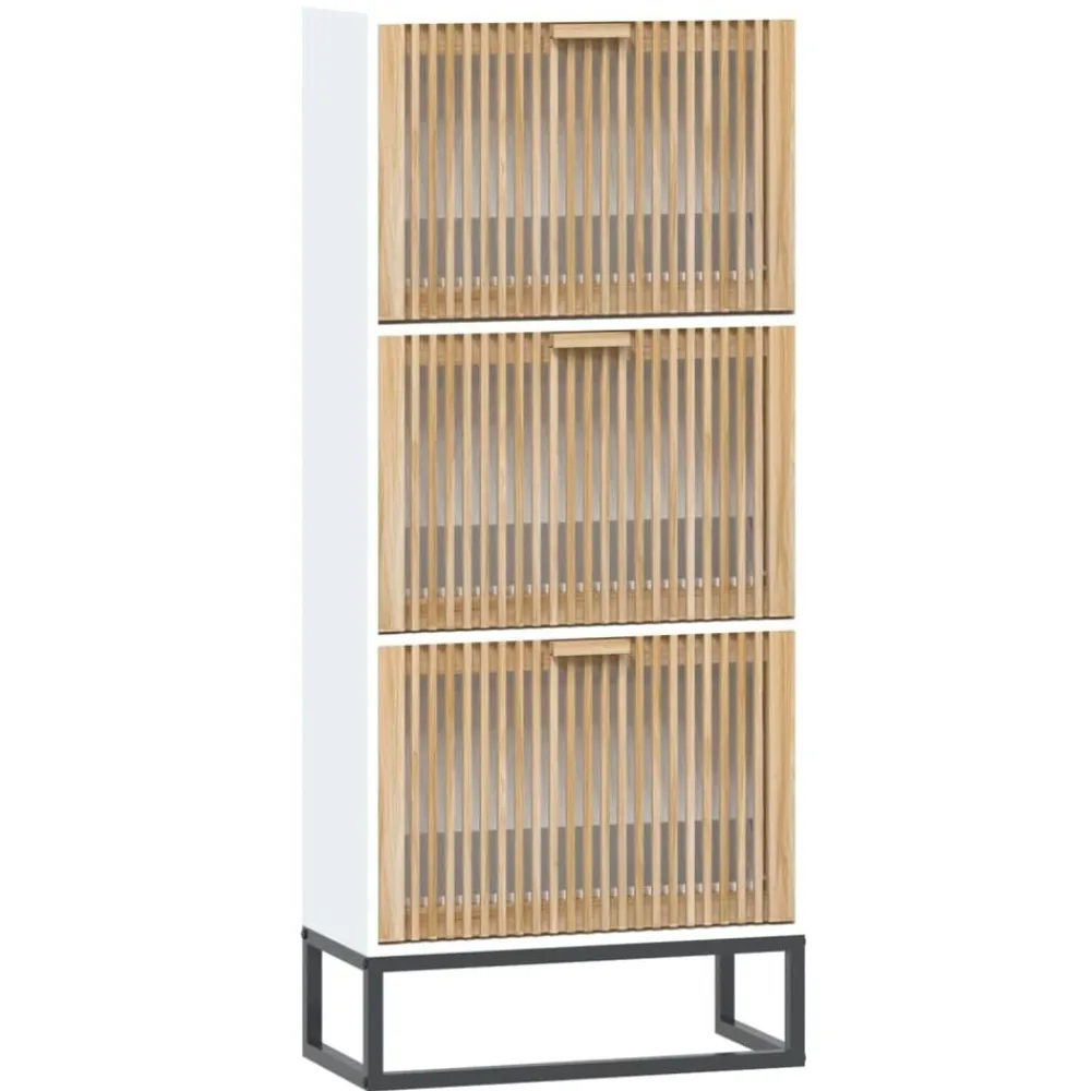 vidaXL Productos Del Hogar-Zapatero madera contrachapada 52x25x120 cm