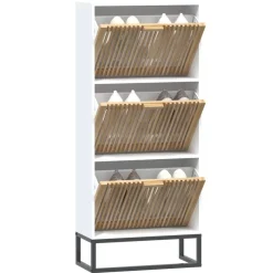 vidaXL Productos Del Hogar-Zapatero madera contrachapada 52x25x120 cm