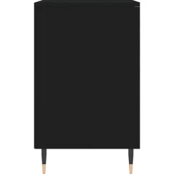 vidaXL Zapatero madera contrachapada 102x36x60 cm Negro