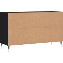 vidaXL Zapatero madera contrachapada 102x36x60 cm Negro