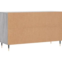 vidaXL Zapatero madera contrachapada 102x36x60 cm Gris sonoma Online
