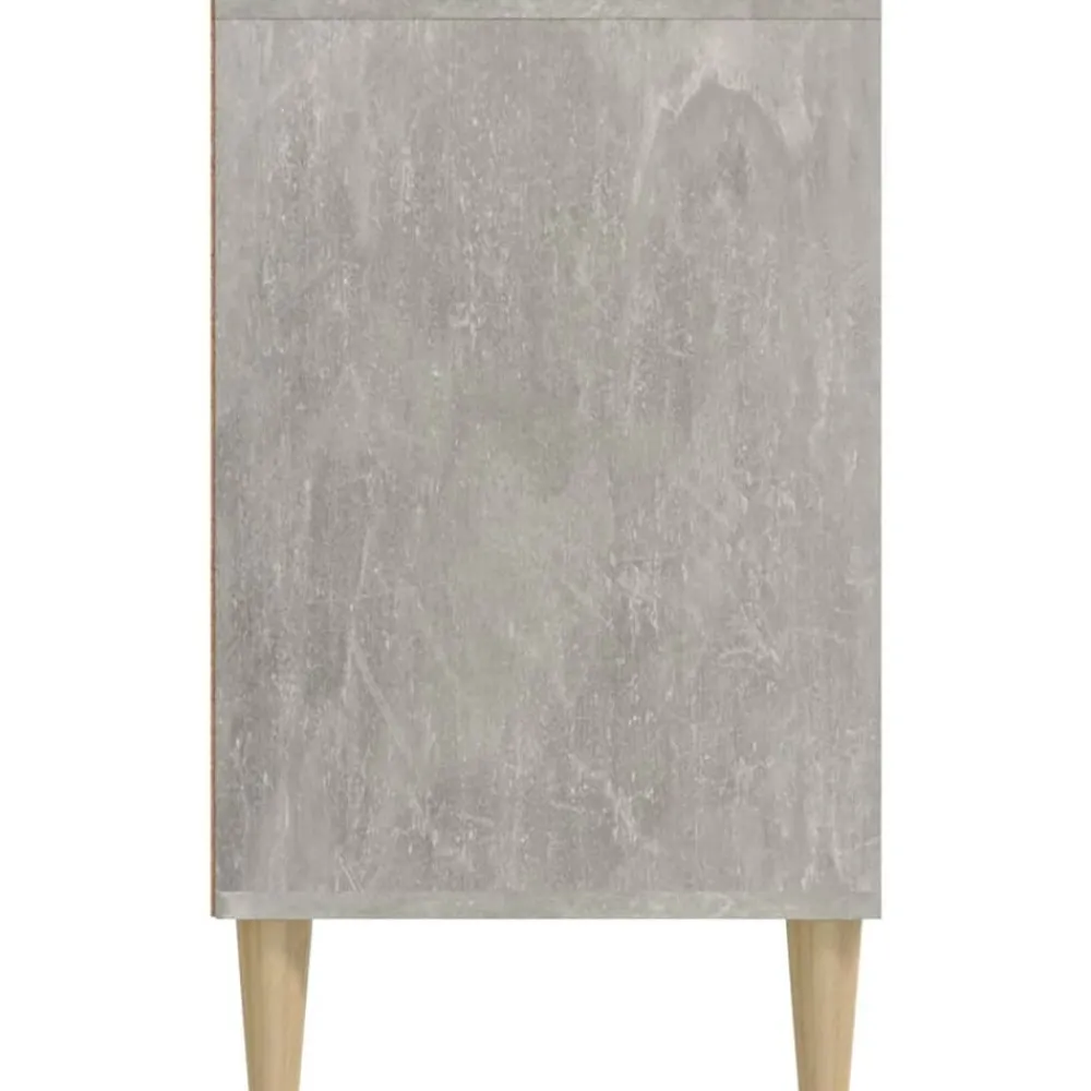 vidaXL Zapatero madera contrachapada gris hormigón 102x36x60 cm Gris hormigón Sale