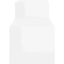 vidaXL Zapatero madera contrachapada blanco brillo 150x35x45 cm Blanco brillante Outlet
