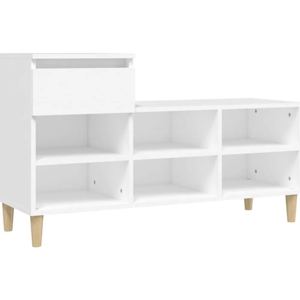 vidaXL Productos Del Hogar-Zapatero madera contrachapada 102x36x60 cm