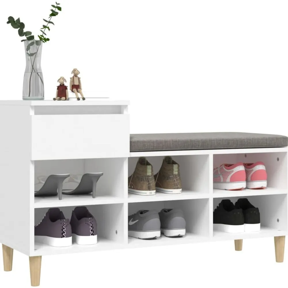 vidaXL Productos Del Hogar-Zapatero madera contrachapada 102x36x60 cm
