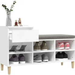 vidaXL Productos Del Hogar-Zapatero madera contrachapada 102x36x60 cm