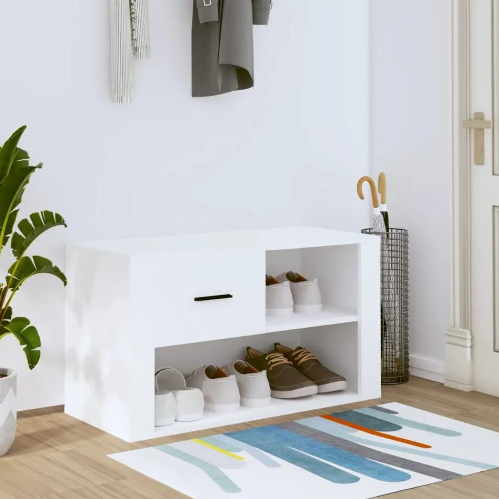 vidaXL Productos Del Hogar-Zapatero madera contrachapada 80x35x45 cm
