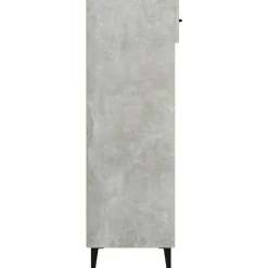 vidaXL Zapatero madera contrachapada gris hormigón 60x35x105 cm Gris hormigón Sale