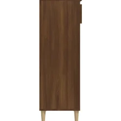 vidaXL Productos Del Hogar-Zapatero madera contrachapada roble marrón 40x36x105 cm