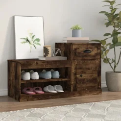 vidaXL Productos Del Hogar-Zapatero madera contrachapada 100x42x60 cm