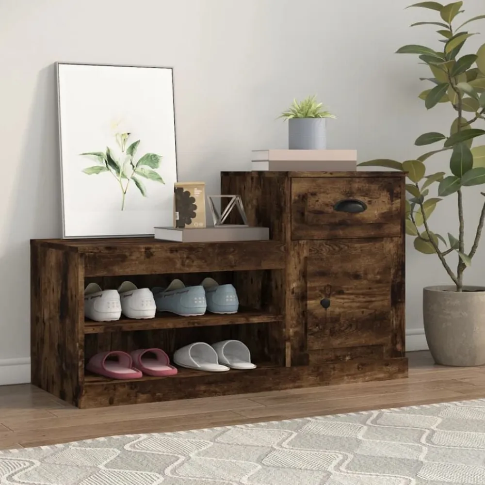 vidaXL Productos Del Hogar-Zapatero madera contrachapada 100x42x60 cm