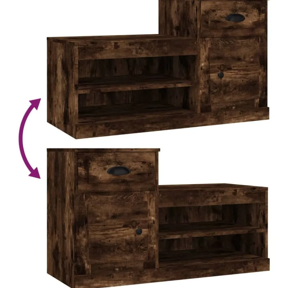 vidaXL Productos Del Hogar-Zapatero madera contrachapada 100x42x60 cm