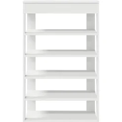 vidaXL Zapatero madera contrachapada 60x30x98 cm Blanco Online