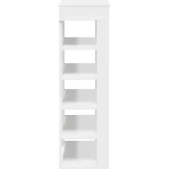 vidaXL Zapatero madera contrachapada 60x30x98 cm Blanco Online