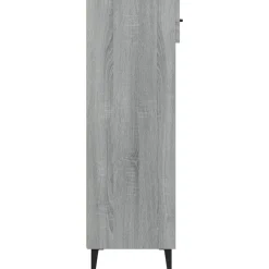 vidaXL Zapatero madera contrachapada 60x35x105 cm Gris sonoma Online