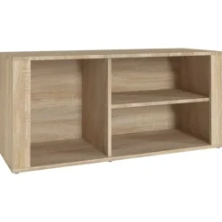 vidaXL Zapatero madera contrachapada 100x35x45 cm Roble Sonoma Online