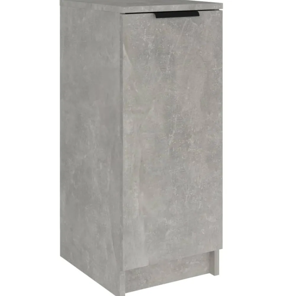 vidaXL Productos Del Hogar-Zapatero madera contrachapada gris hormigón 30x35x70 cm