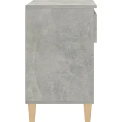 vidaXL Zapatero madera contrachapada gris hormigón 70x36x60 cm Gris hormig&oacute;n Discount