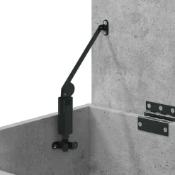 vidaXL Zapatero madera contrachapada gris hormigón 60x30x45 cm Gris hormig&oacute;n Clearance