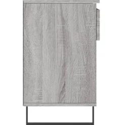 vidaXL Zapatero madera contrachapada 102x36x60 cm Gris sonoma Outlet