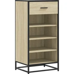 vidaXL Productos Del Hogar-Zapatero madera contrachapada 48x38x97,5 cm