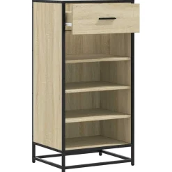 vidaXL Productos Del Hogar-Zapatero madera contrachapada 48x38x97,5 cm