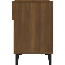 vidaXL Zapatero madera contrachapada marrón roble 102x35x55 cm Marr&oacute;n roble Best