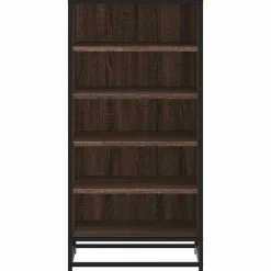 vidaXL Productos Del Hogar-Zapatero madera contrachapada roble marrón 48x38x97,5 cm