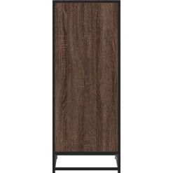 vidaXL Productos Del Hogar-Zapatero madera contrachapada roble marrón 48x38x97,5 cm