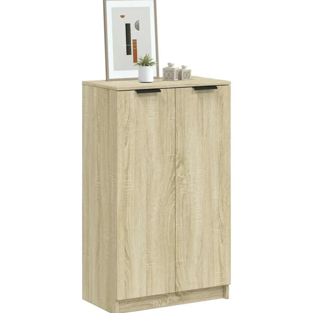 vidaXL Productos Del Hogar-Zapatero madera contrachapada 59x35x100,5 cm