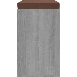 vidaXL Zapatero madera contrachapada 103x30x48 cm Gris sonoma Hot
