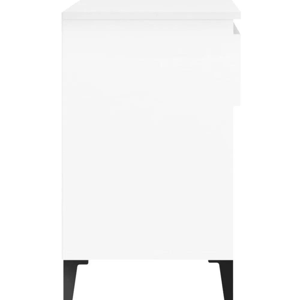 vidaXL Zapatero madera contrachapada 70x36x60 cm Blanco Hot