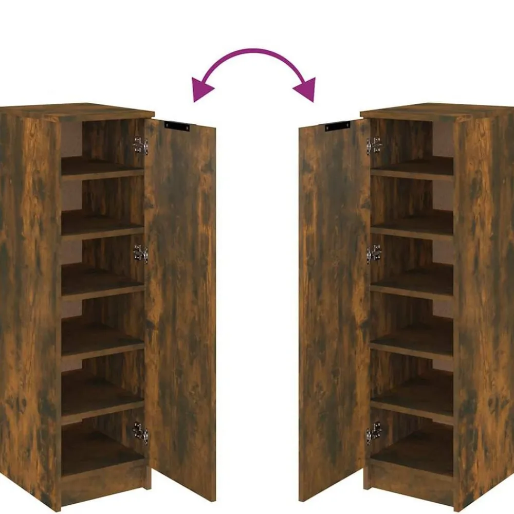 vidaXL Productos Del Hogar-Zapatero madera contrachapada 30x35x100 cm
