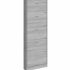 vidaXL Productos Del Hogar-Zapatero madera contrachapada 59x17x169 cm