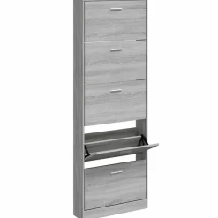 vidaXL Productos Del Hogar-Zapatero madera contrachapada 59x17x169 cm