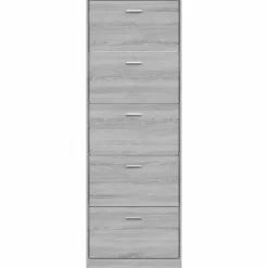vidaXL Productos Del Hogar-Zapatero madera contrachapada 59x17x169 cm